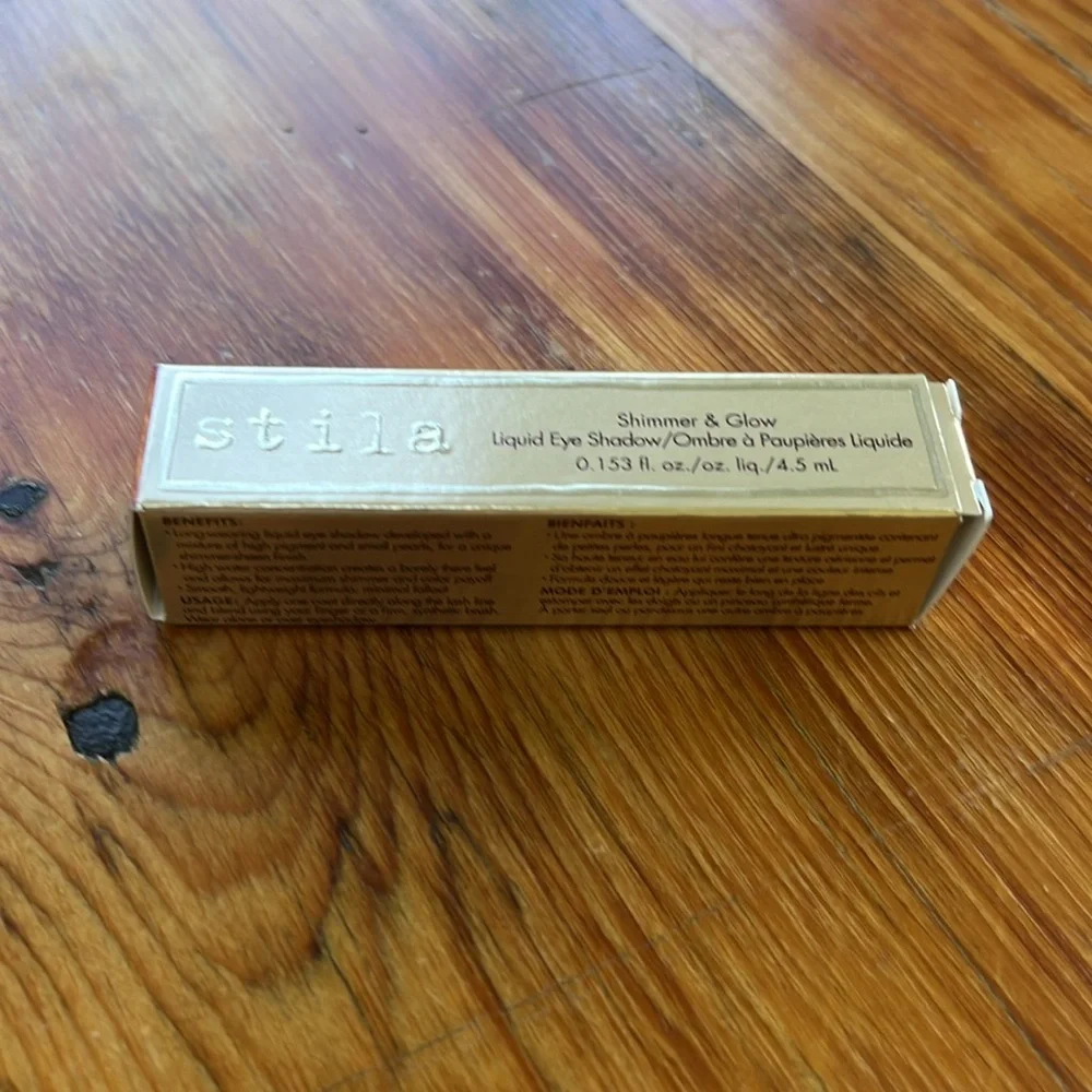 New in Box Stila Shimmer & Glow Liquid Eye Shadow Pigalle
